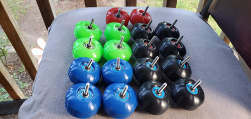 Custom Skateboard Wheels for T-bone Racing Wheelie Bar